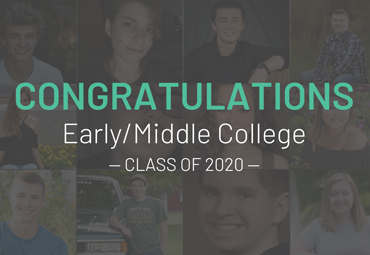  Congratulations, Early/Middle College Class of 2020!